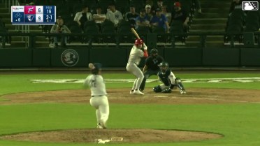 Dante Nori triples (2) on a fly ball to center fielder Jace Avina.