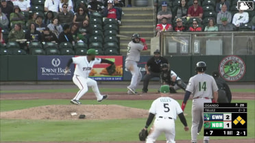 Gerald Ogando In play, run(s) to Rowdy Tellez