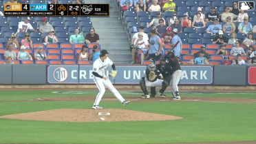 E.J. Exposito homers (12) on a fly ball to right center field.