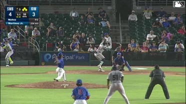 Eduarniel Núñez In play, run(s) to Ernesto Martinez Jr.