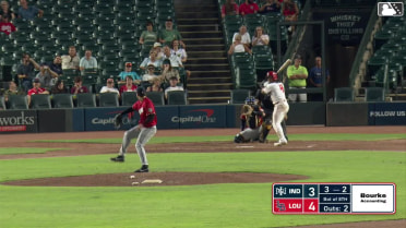 Michael Chavis homers (20) on a fly ball to center field.