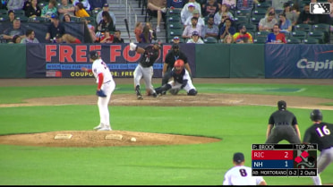 T.J. Brock's second strikeout of his appearance