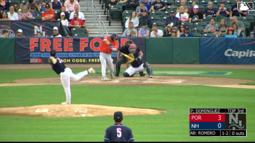 Mikey Romero's solo home run