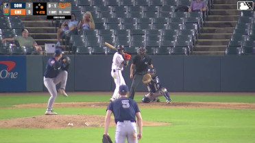 Thomas Sosa doubles (12) on a sharp line drive to center fielder DJ Gladney. Ethan Anderson scores.