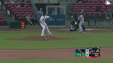 Ramon Ramirez singles on a ground ball to center fielder Brandon Winokur. Nolan Sailors scores. Blake Mitchell to 2nd.