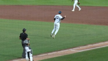 Coby Morales' nice defensive play at first