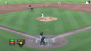 Juan Rojas strikes out his seventh and final batter