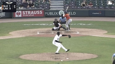 Jamari Baylor homers (1) on a fly ball to right center field. Branny De Oleo scores.