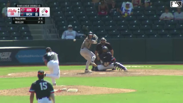 Charlie Pagliarini homers (24) on a fly ball to right field. Boston Smith scores.