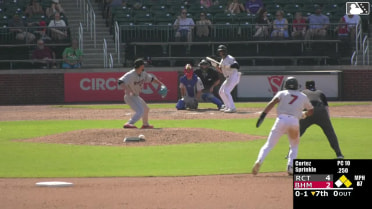 Chris Cortez In play, run(s) to Jordan Sprinkle