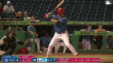 Bradley Wilson In play, run(s) to Jonathan Hogart