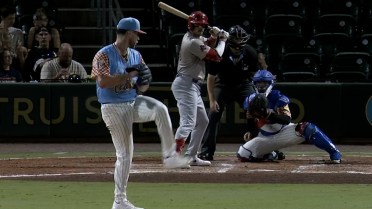 David Sandlin strikes out nine in seven innings