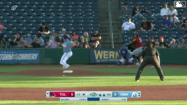 Ben Malgeri reaches on a fielder's choice, fielded by third baseman Josh Rojas. Corey Julks scores. Andrew Navigato to 3rd. Ben Malgeri to 2nd. Throwing error by third baseman Josh Rojas.