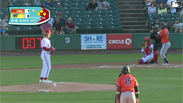 Colin Yeaman walks. Colin Tuft scores. Randal Diaz to 3rd. Leandro Arias to 2nd.