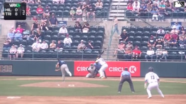 Randy De Jesus hits a grand slam (2) to center field. Capri Ortiz scores. Juan Flores scores. Caleb Bartolero scores.