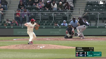 Marcos Castañon homers (2) on a fly ball to left field.