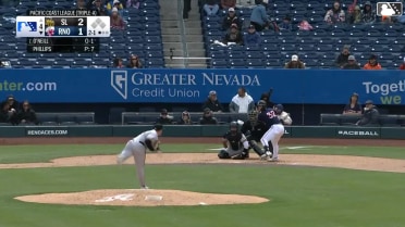 Dylan Phillips In play, no out to Matt O'Neill