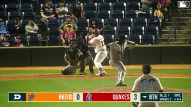Gabriel Davalillo strikes out swinging and Jonny McGill caught stealing 3rd, catcher Grant Jay to third baseman Estevan Moreno to catcher Grant Jay.