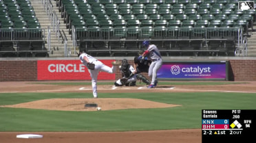 Riley Gowens In play, run(s) to Andy Garriola