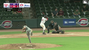 Yophery Rodriguez doubles (23) on a ground ball to right fielder George Wolkow. Maximus Martin scores. Ronny Hernandez to 3rd.