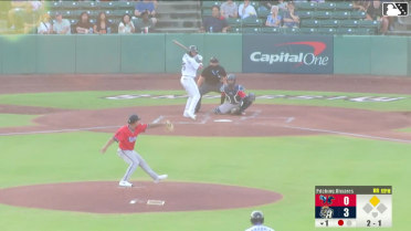 Braedon Karpathios homers (2) on a fly ball to center field. Romeo Sanabria scores.