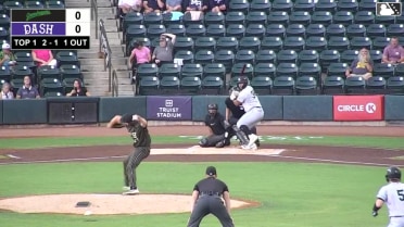 Axiel Plaz singles on a ground ball to left fielder Boston Smith. Murf Gray scores. Easton Carmichael to 3rd.