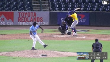 Mairoshendrick Martinus singles on a sharp line drive to left fielder Aiden Taurek. AJ Soldra scores.
