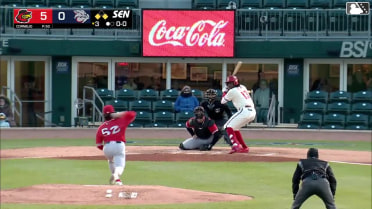 Riley Cornelio In play, run(s) to Felix Reyes