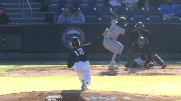 Rory Fox strikes out seven consecutive batters