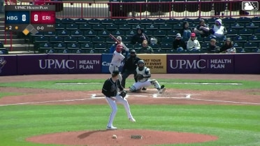 Jack Rogers reaches on a fielder's choice, fielded by second baseman John Peck. Sam Petersen scores.