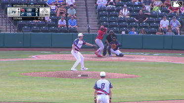 Héctor Rodríguez homers (19) on a fly ball to right field.