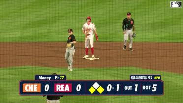 Aidan Miller reaches milestone, steals his 50th base