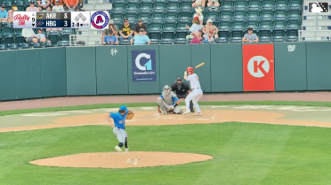 Sam Petersen homers (7) on a fly ball to left center field.