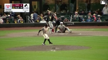 Justin Dunn In play, run(s) to Grant McCray