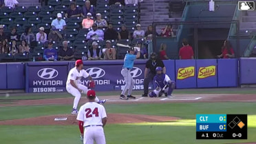 Kyle Teel homers (2) on a fly ball to left field. Rikuu Nishida scores.