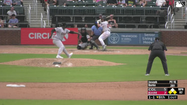 Elison Joseph In play, run(s) to Jacob Burke