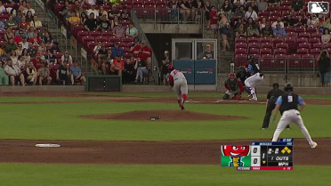 Yasser Mercedes doubles (2) on a sharp line drive to center fielder Kasen Wells. Marek Houston scores. Brandon Winokur scores. Yasser Mercedes out at 2nd on the throw, center fielder Kasen Wells to shortstop Justin DeCriscio to first baseman Lamar King Jr. Eduardo Tait to 3rd.