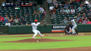 Justin Thomas Jr. strikes out on a foul tip.