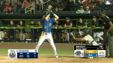 Dylan O'Rae singles on a line drive to left fielder Kamren James. Mark Coley II scores.