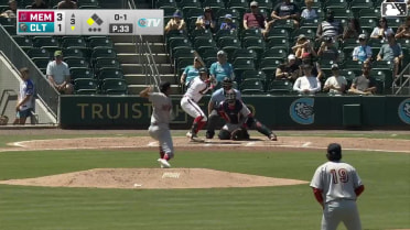 Sam Antonacci grounds out, shortstop Brody Moore to first baseman Andy Yerzy. Darren Baker scores.