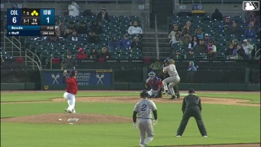 Kody Huff walks. Nolan Jones scores. Cooper Ingle to 3rd. Angel Genao to 2nd.