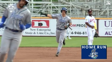 Drew Romo cranks a two-run homer to right field
