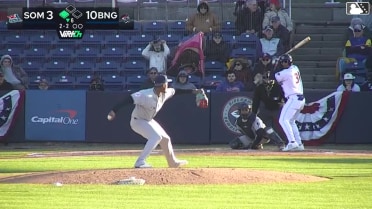 Jose Ramos singles on a line drive to center fielder Kenedy Corona. Eli Serrano III scores.