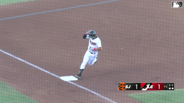 Dylan Grego's first home run