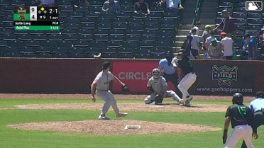 Justin Long In play, run(s) to Axiel Plaz