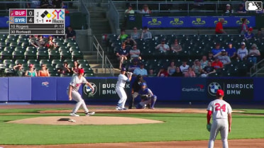 Ben Rortvedt homers (2) on a fly ball to right field. Cristian Pache scores.
