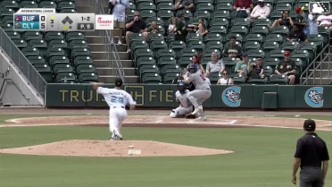 Davis Schneider homers (10) on a fly ball to left center field.