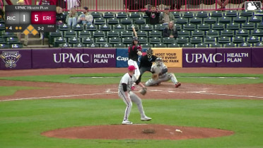Izaac Pacheco singles on a line drive to right fielder Jack Payton. John Peck scores. Thayron Liranzo scores. Andrew Jenkins to 3rd.