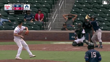 Richie Martin Jr. singles on a line drive to center fielder Carlos Rodríguez. Cooper Johnson scores. Dairon Blanco to 3rd.