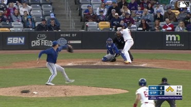 Henry Williams In play, run(s) to Ricardo Olivar